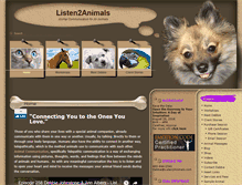 Tablet Screenshot of listen2animals.com